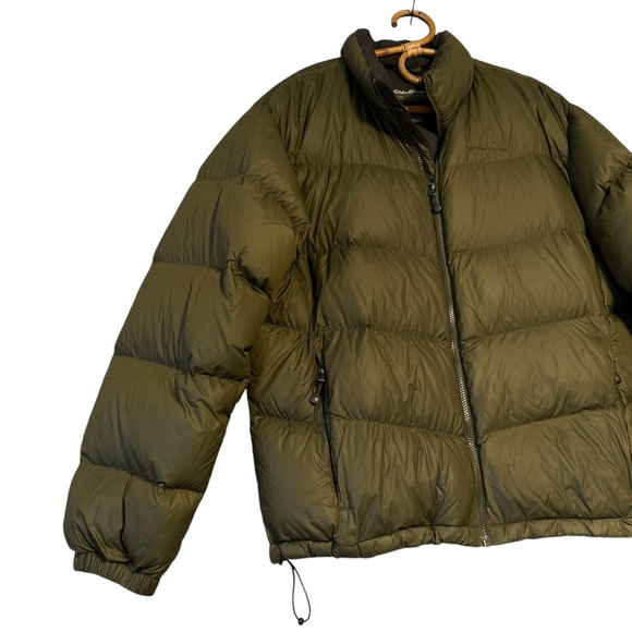 Eddie Bauer | Green 700 Fill Goose Down Puffer Jacket Size L - Picture 2 of 15